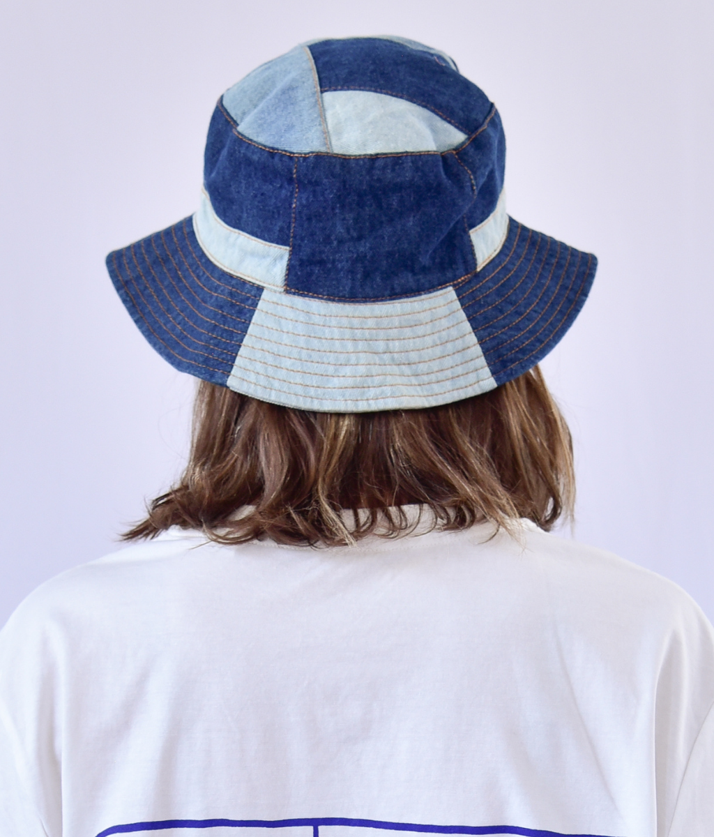 GORRO BUCKET FLOR DENIM